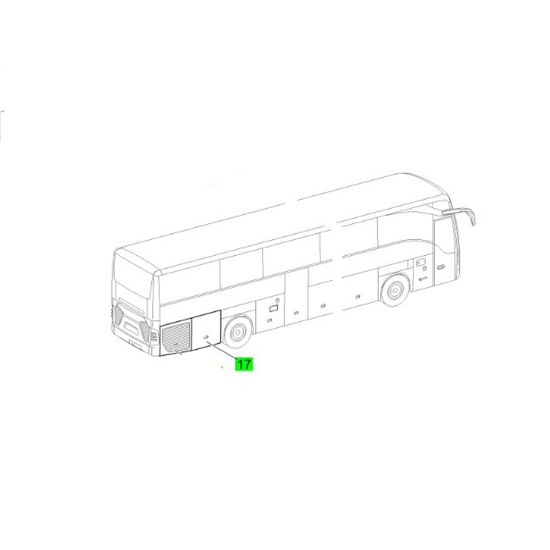 Slika Okretna servisna vrata na desnoj strani Tourismo RHD M2 e6 L=1120mm-A6327503805