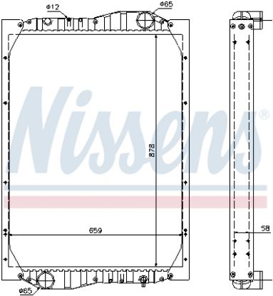 Slika Hladnjak hlađenje motora NISSENS – 83511460000