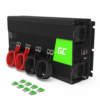 Slika Inverter/Pretvarač 3000 W 24 V GreenCell –