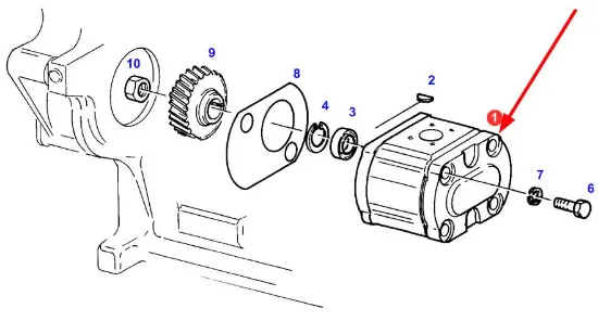 Slika AGCO F279940050040 Hydraulic Pump Repair Kit