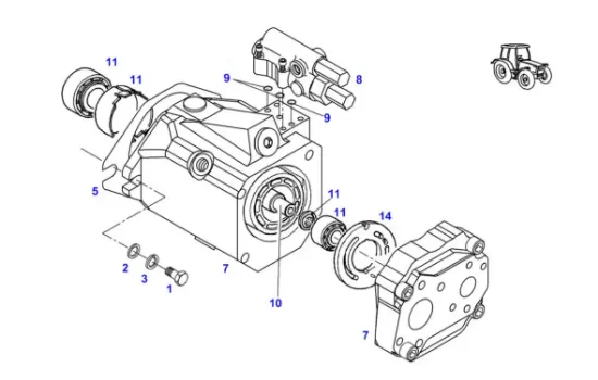 Slika Hydraulic piston pump G514940010013