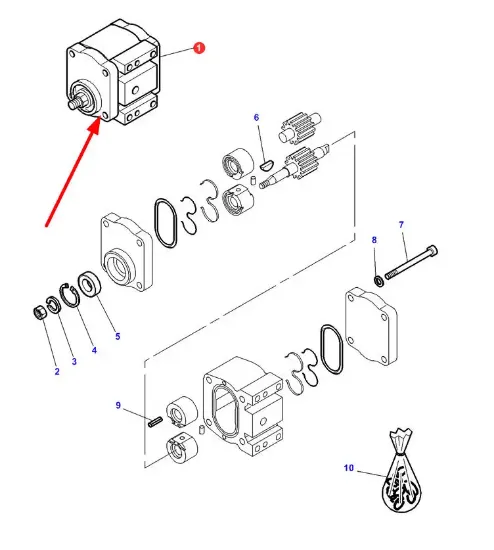 Slika Hydraulic pump VPK1111