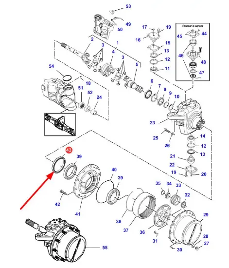 Slika Oil seal ring 155 x 195 x 16,5/18 000051867