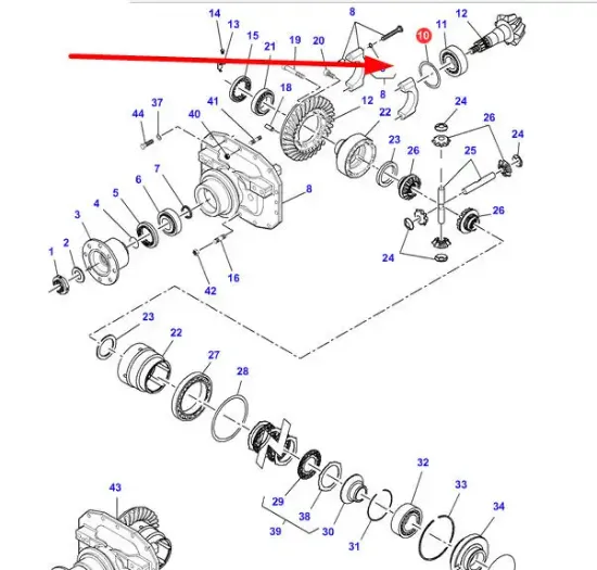 Slika Drive shaft spacer 0,15 mm 000245897