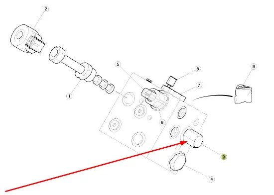 Slika Hydraulic brake valve 0011320140