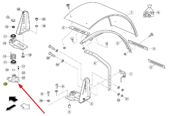 Slika Warning lamp holder 0011327350