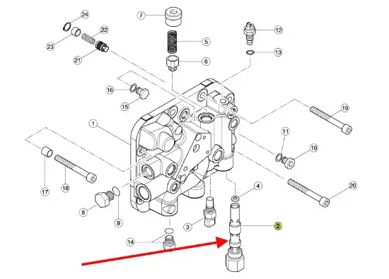 Slika Hydraulic pump valve 0011335550