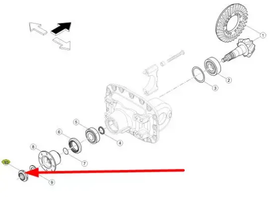 Slika Pinion nut 0011337360