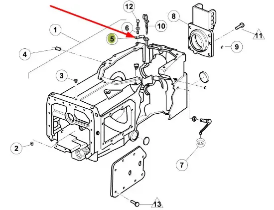 Slika Oil dipstick guide 0011361860