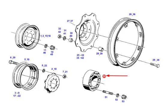 Slika Wheel spacer 0072136100000