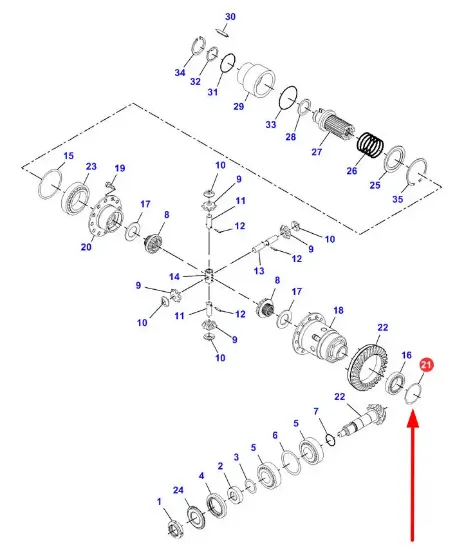 Slika Adjusting washer 013010314