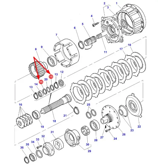 Slika Sealing ring 38 x 42 x 1,20 03454