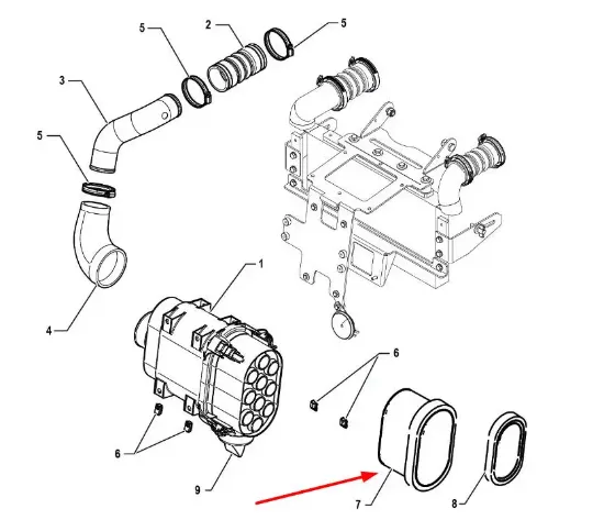 Slika Arbos 06340591 external engine air filter