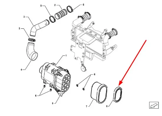 Slika Arbos 06340592 internal engine air filter