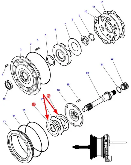 Slika Friction disc 100.008