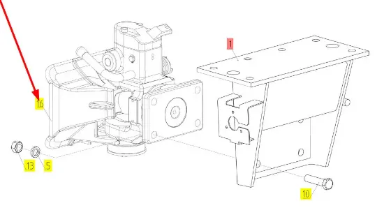 Slika Rockinger rear hitch 101355676