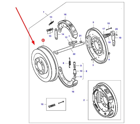 Slika Brake drum 103902B01