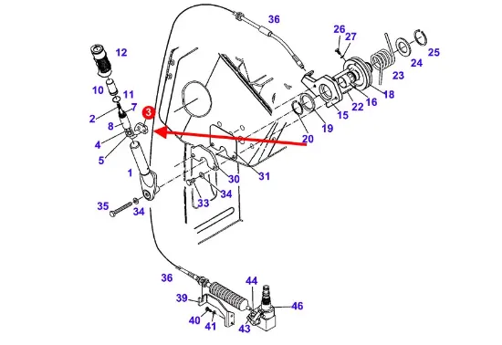 Slika Rear linkage protection 117108350340