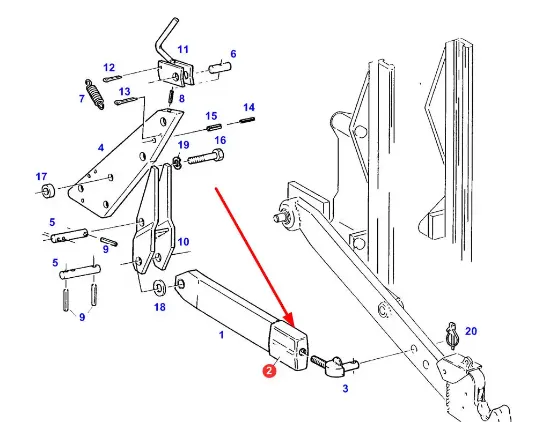 Slika Rear linkage nut 135872040040