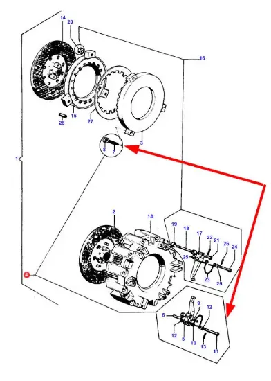 Slika Clutch pawls 1427880M91