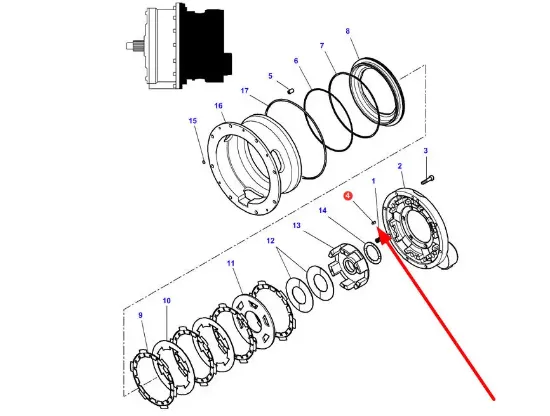 Slika Gearbox spring pin 8 x 14 1440402X1