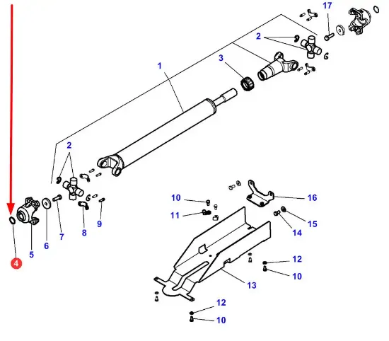 Slika AGCO 1443603X1 snap ring