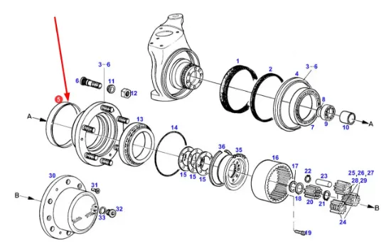 Slika Front axle bushing 155302020710