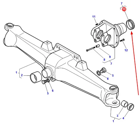 Slika Front axle drive shaft metal ring 159000.3764140M2