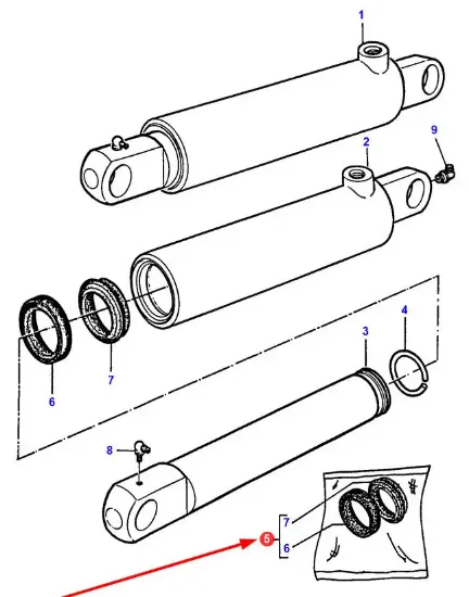 Slika Actuator repair kit 1609024M91.01