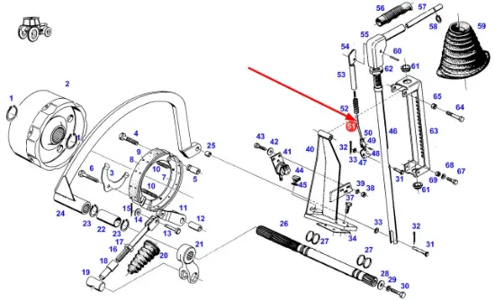 Slika Handbrake lever 178100030100