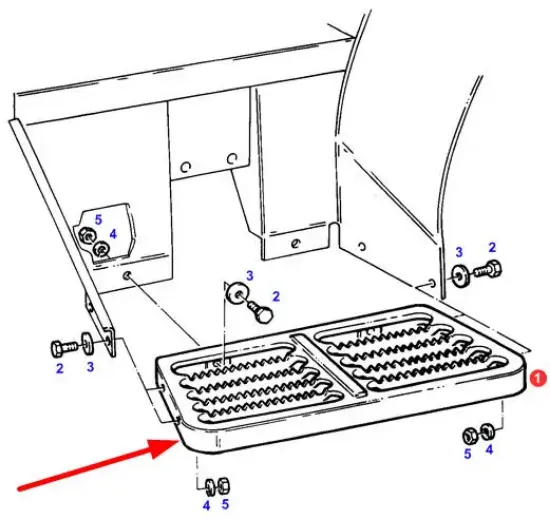 Slika Cabin entry step 178500170150