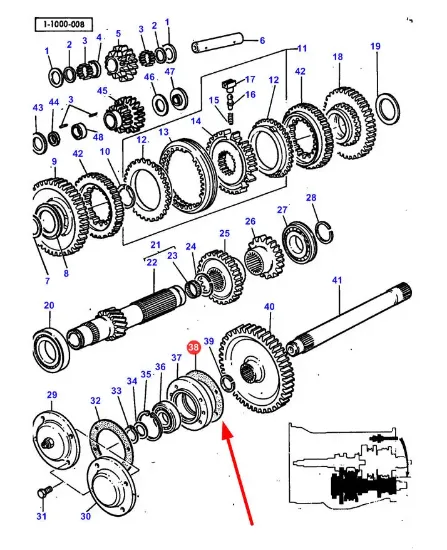 Slika Gasket 180432M1