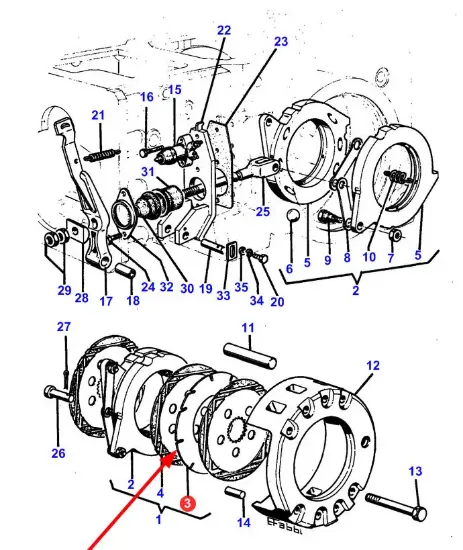 Slika Intermediate brake disc 1860965M2