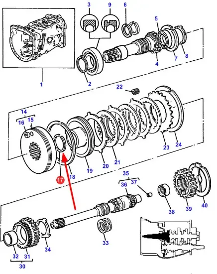 Slika Gear ring 186580M1