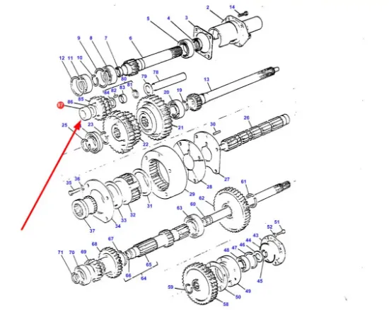 Slika Gearbox spacer 189449M1