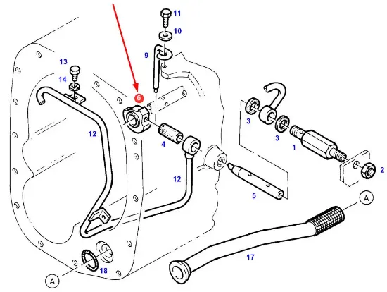 Slika Gearbox metal ring 198106470050