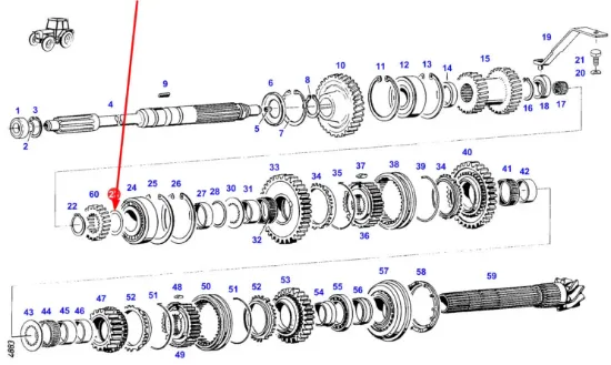 Slika Gearbox spacer 199100080390