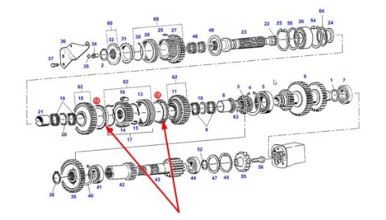 Slika Gearbox synchronizer ring 199110080700