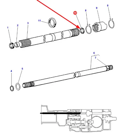 Slika Front PTO O-ring 2.1530.079.0