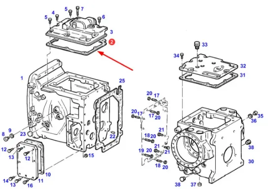 Slika Paper gasket for box cover 205100050070