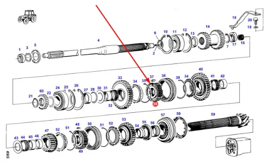 Slika Gearbox synchronizer ring 210103080120