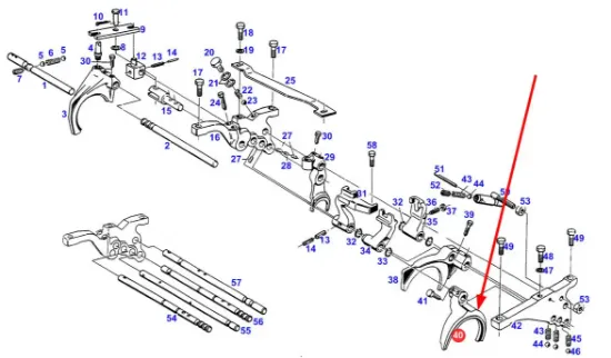 Slika Gearbox fork 210103090330