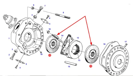 Slika Brake disc 2300F5141001500100