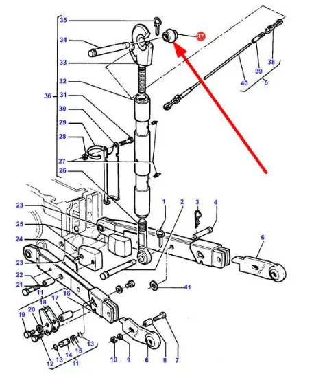 Slika Central connector ball 27 x 60 cat.3-2 23861