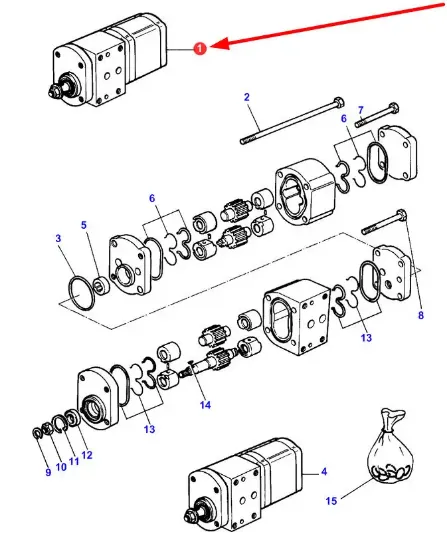 Slika Hydraulic pump 25999037