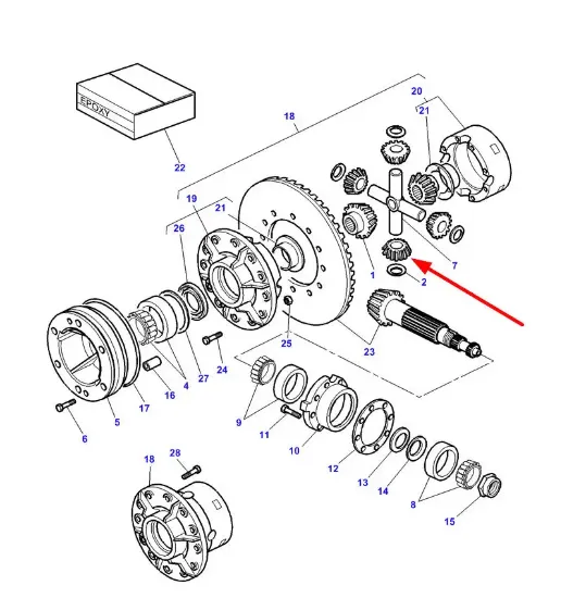 Slika Differential Satellite 2746322M1