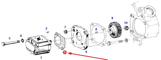 Slika Hydraulic pump seal 281940100040