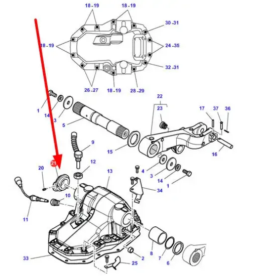 Slika TUZ arm height sensor track 30/686-64