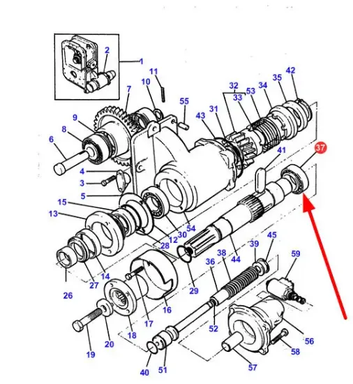 Slika Attachment bearing 3001717X1