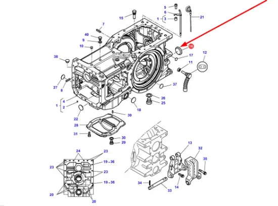 Slika Rear axle housing cover 80 mm 3012281X1